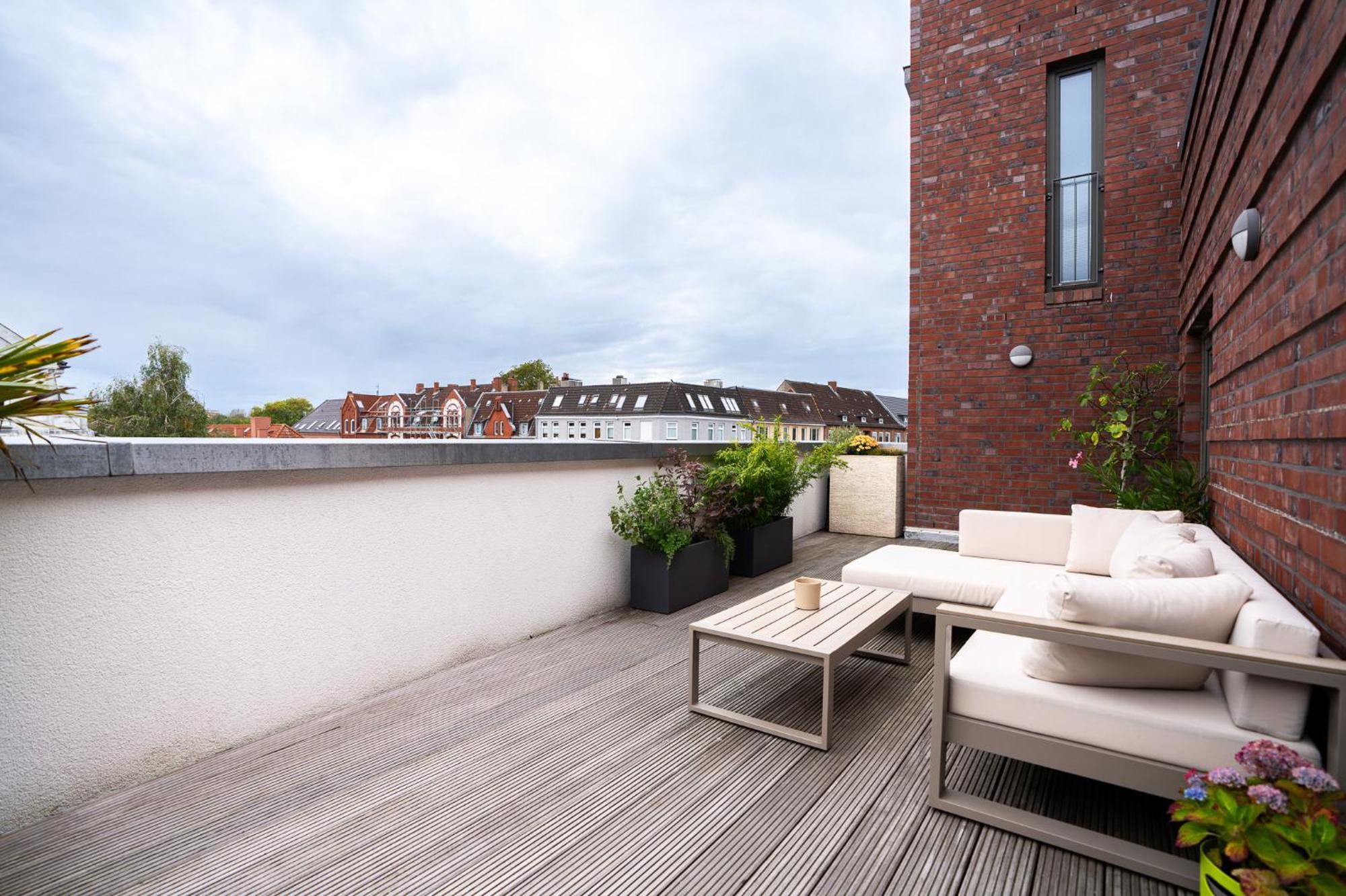Ferienwohnung Foerdeterrasse Nahe Kiellinie 외부 사진